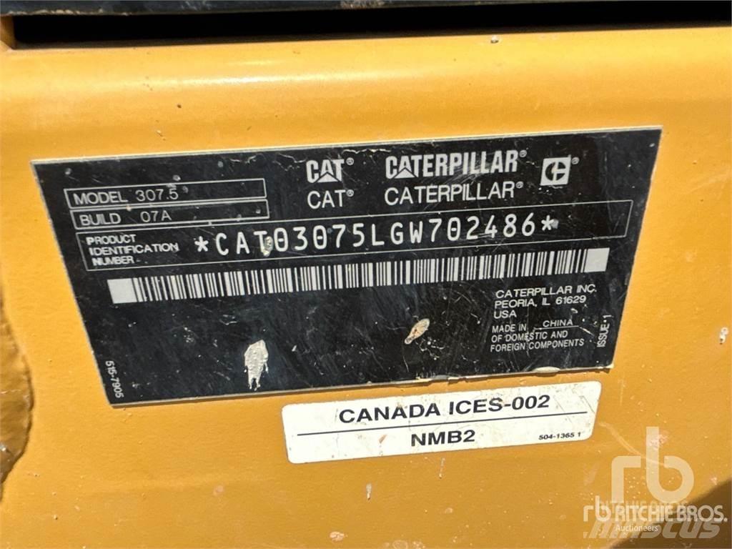 CAT 307.5 Lánctalpas kotrók