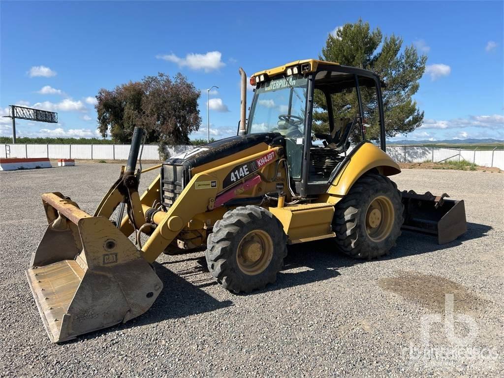 CAT 414E Hidraulikus konténerszállító