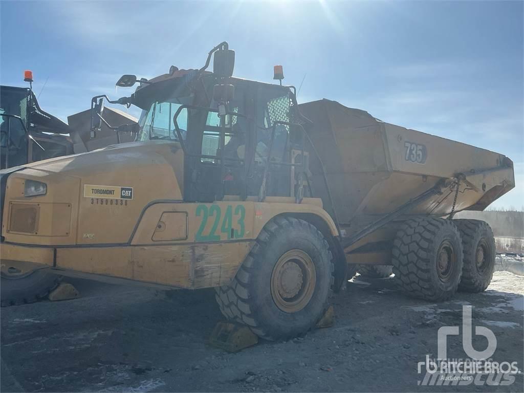 CAT 735 Csuklósdömperek