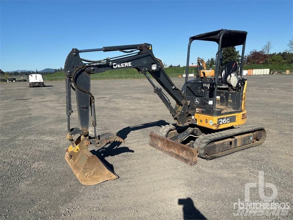 John Deere 26G Mini kotrók < 7t