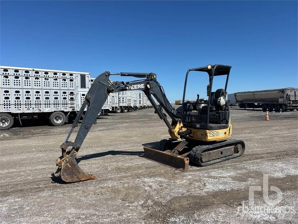 John Deere 27D Mini kotrók < 7t
