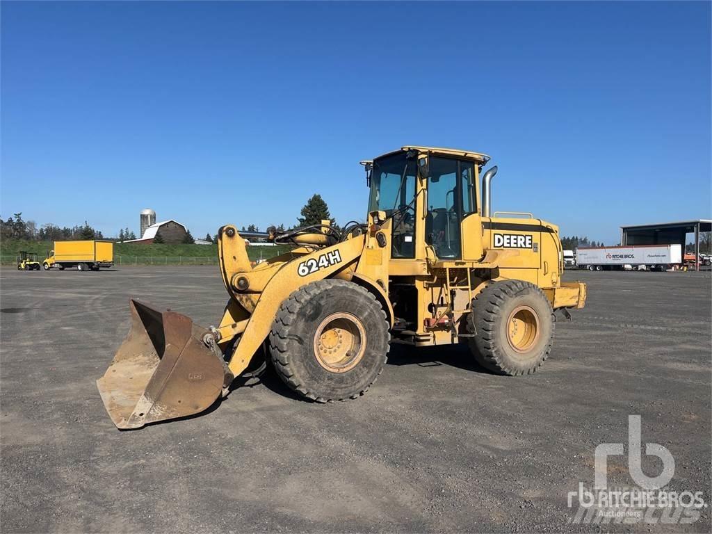 John Deere 624H Gumikerekes homlokrakodók