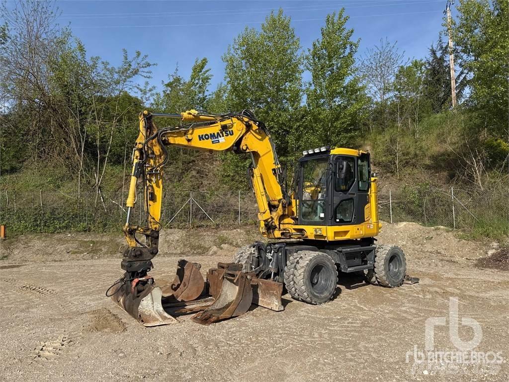 Komatsu PW118MR Gumikerekes kotrók