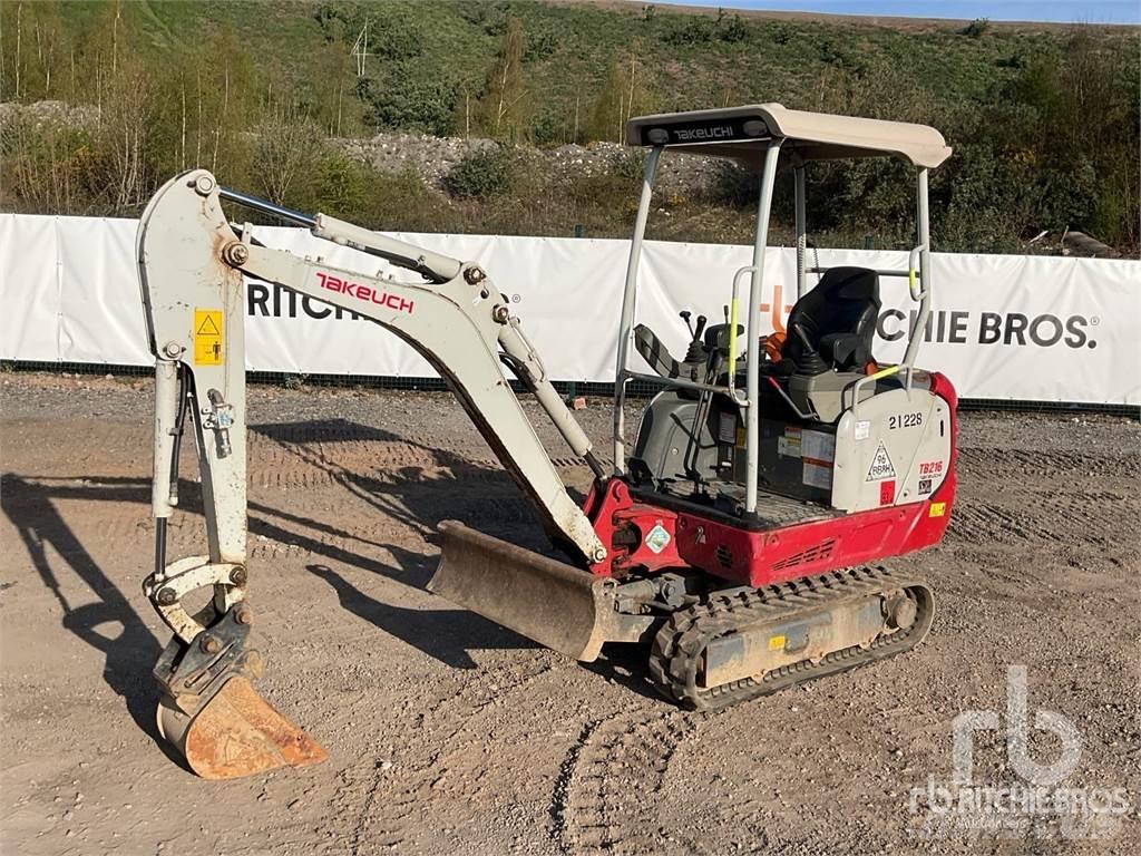Takeuchi TB216 Mini kotrók < 7t