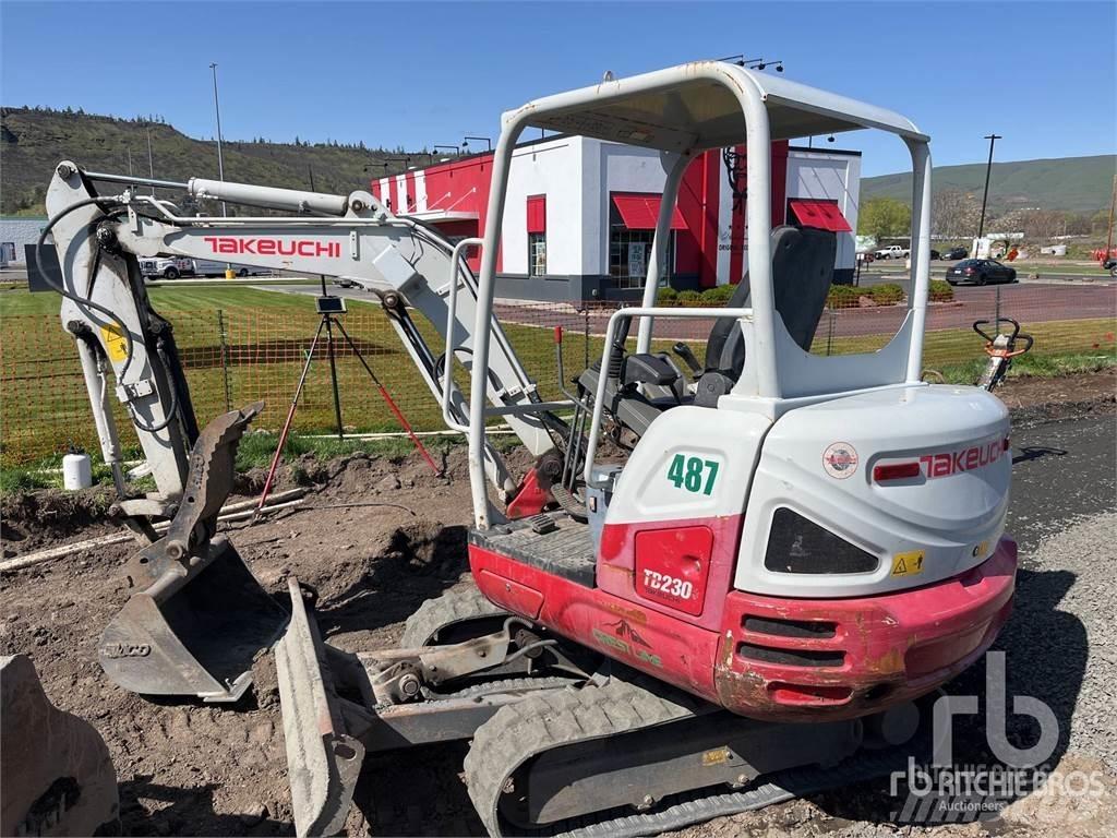 Takeuchi TB230 Mini kotrók < 7t