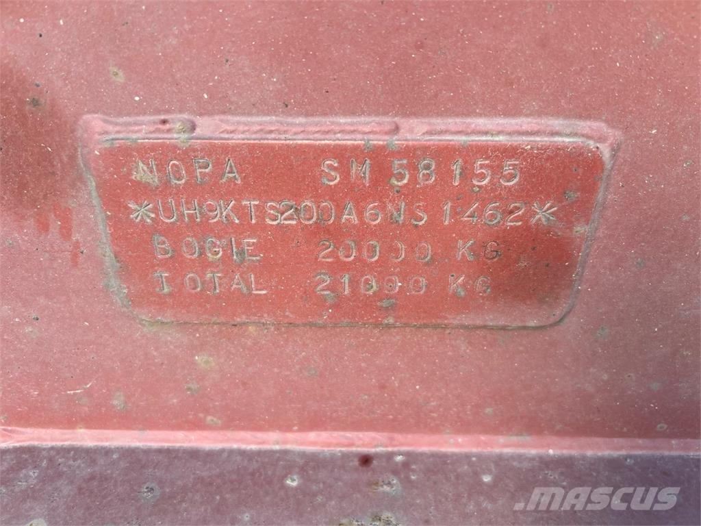 Nopa , KTS, 200 - 6,5 mtr Billenő pótkocsik