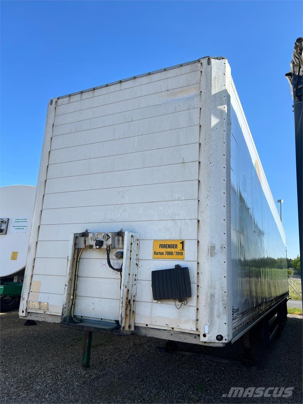 Schmitz 13,6 mtr boks Dobozos félpótkocsik