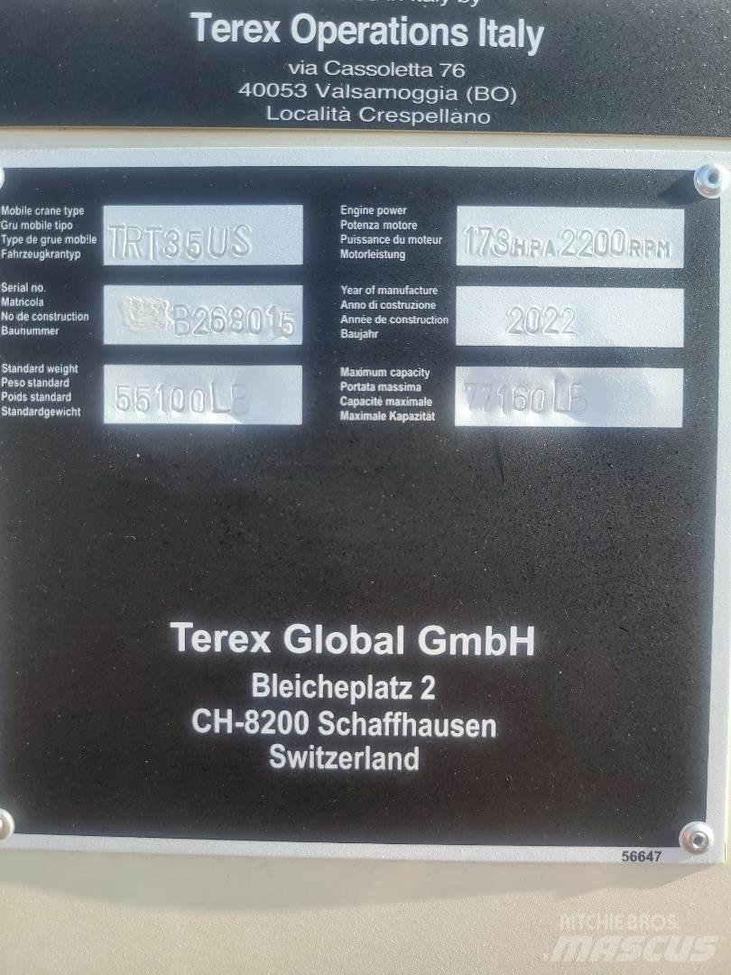 Terex TRT35 Mobil daruk