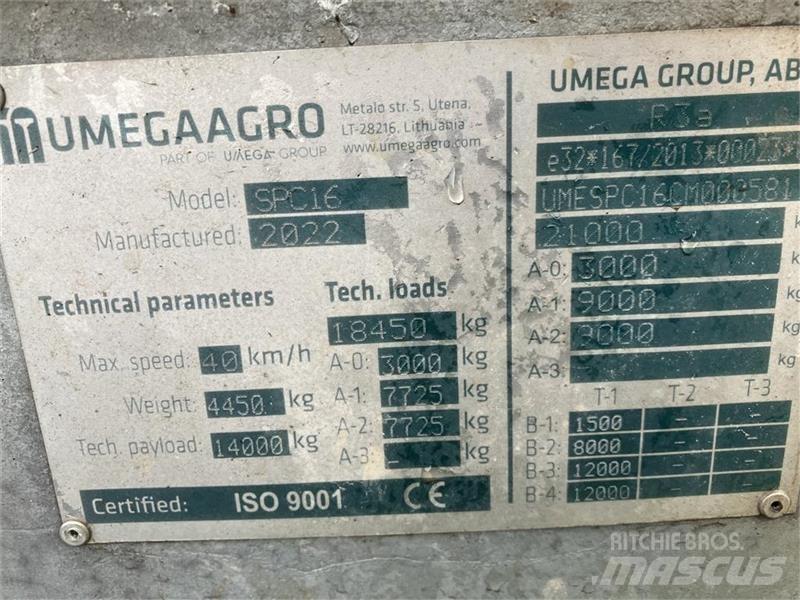 Mi spc 16 Billenő Mezőgazdasági pótkocsik