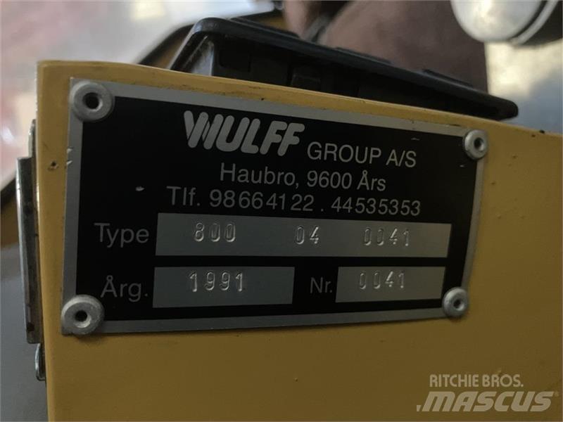 Wulff 800 Szerszámos kocsi