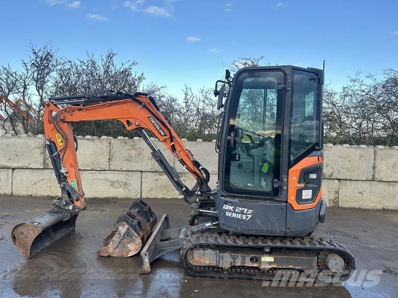 Doosan DX27 Lánctalpas kotrók
