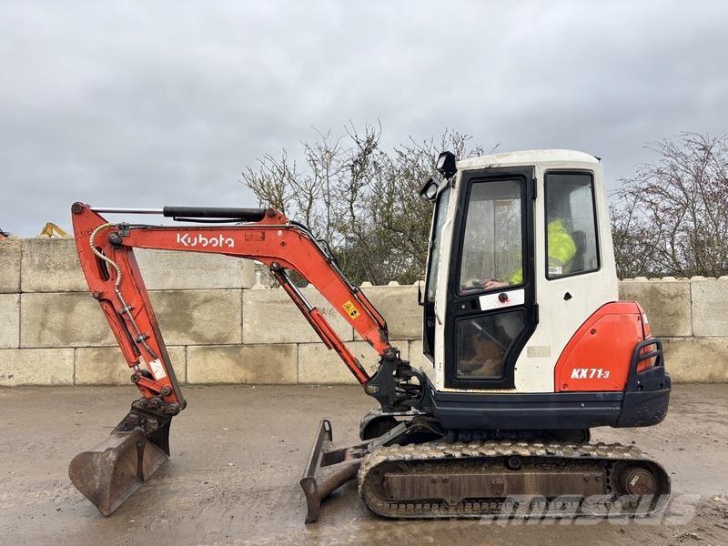 Kubota KX71-3 Mini kotrók < 7t