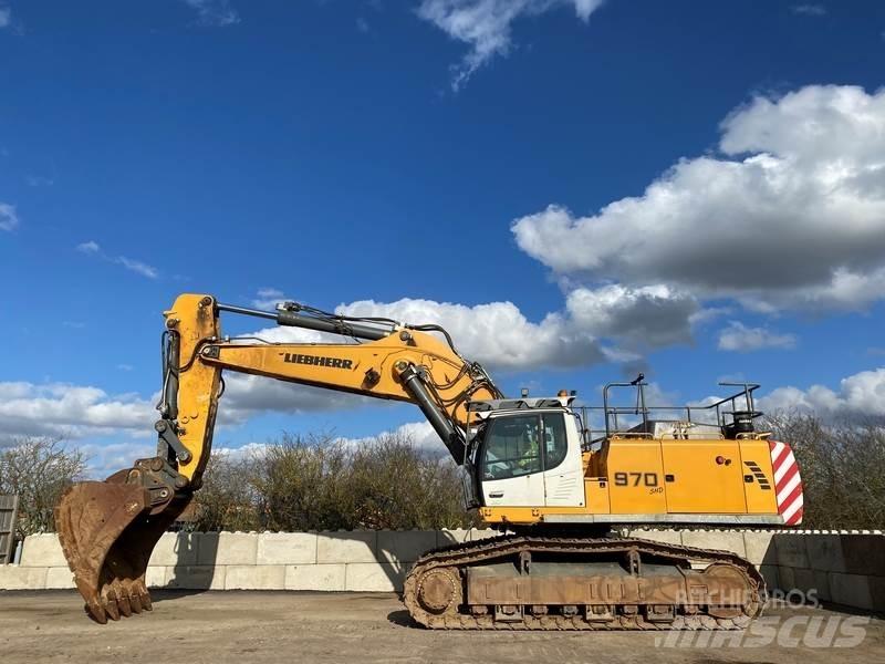 Liebherr R970 SHD Bontásra használt kotrók