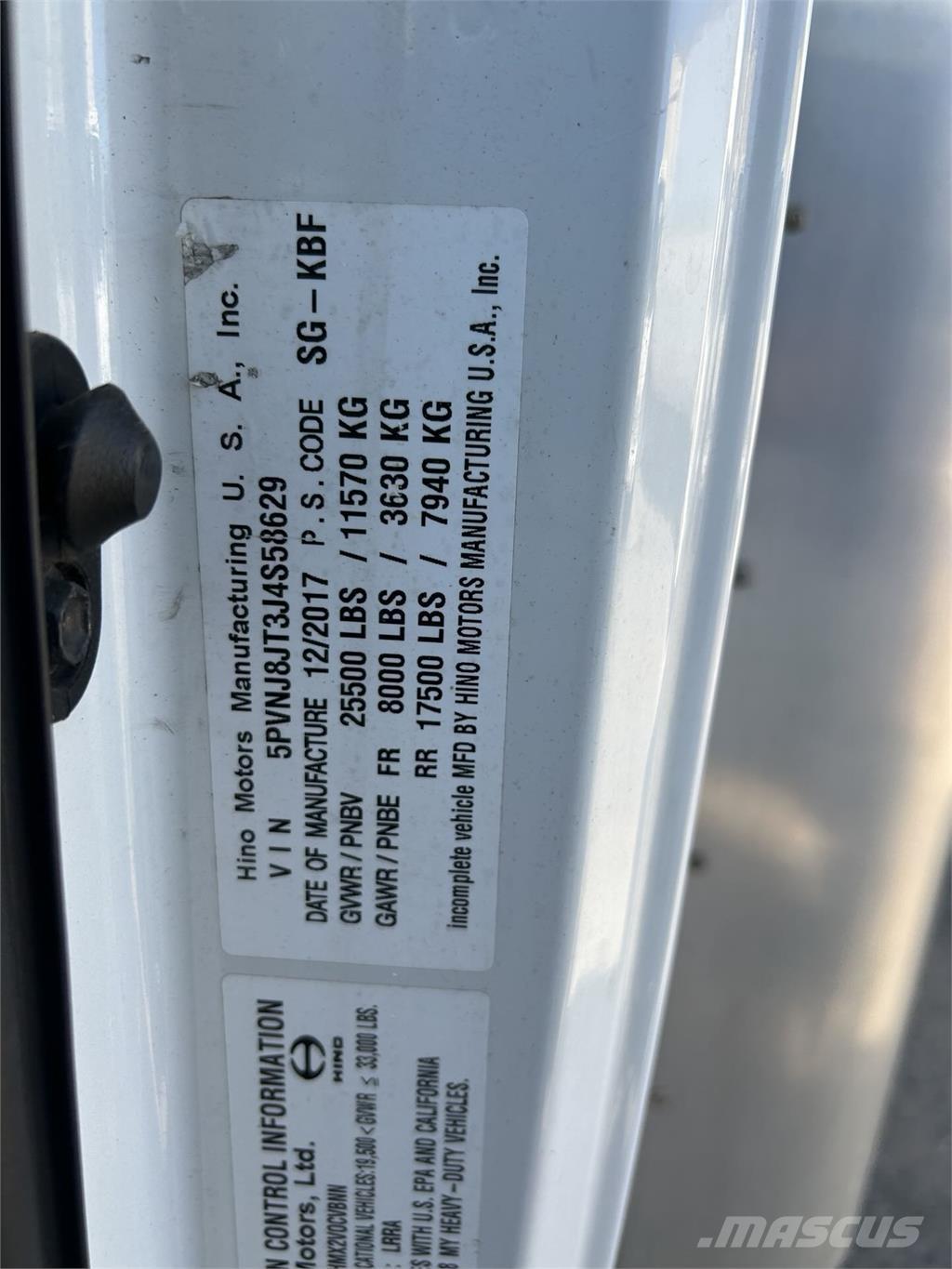 Hino 258ALP Dobozos teherautók