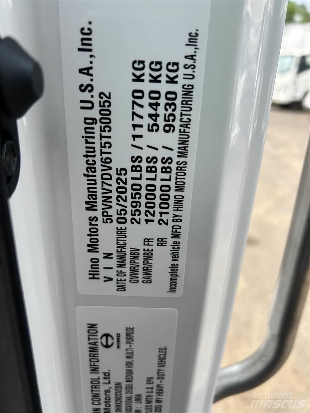 Hino L7 Fülkés alváz
