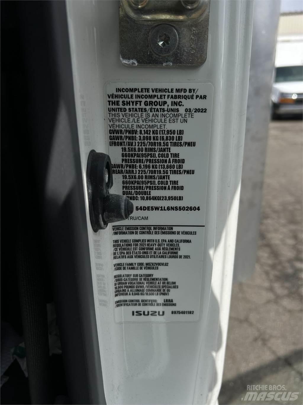 Isuzu NQR Dobozos teherautók
