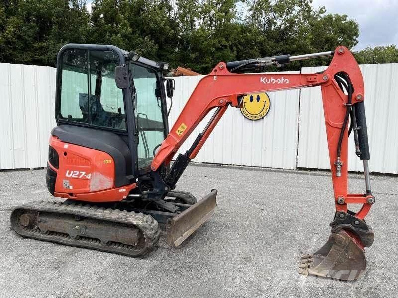 Kubota U27-4 Mini kotrók < 7t