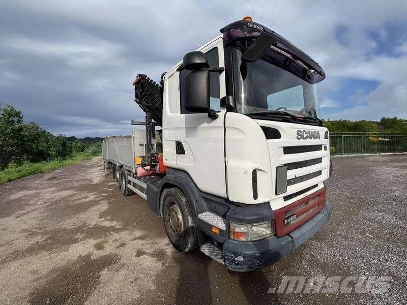 Scania R420 Platós / Ponyvás teherautók