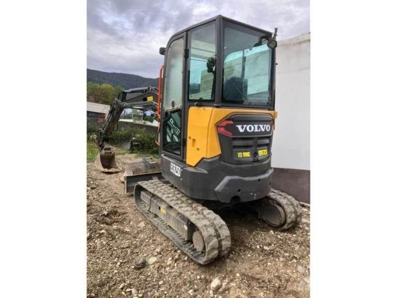 Volvo ECR25D Mini kotrók < 7t