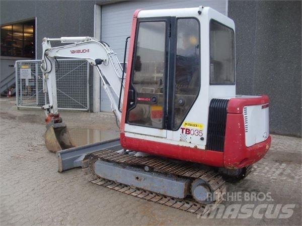 Takeuchi TB035 Mini kotrók < 7t