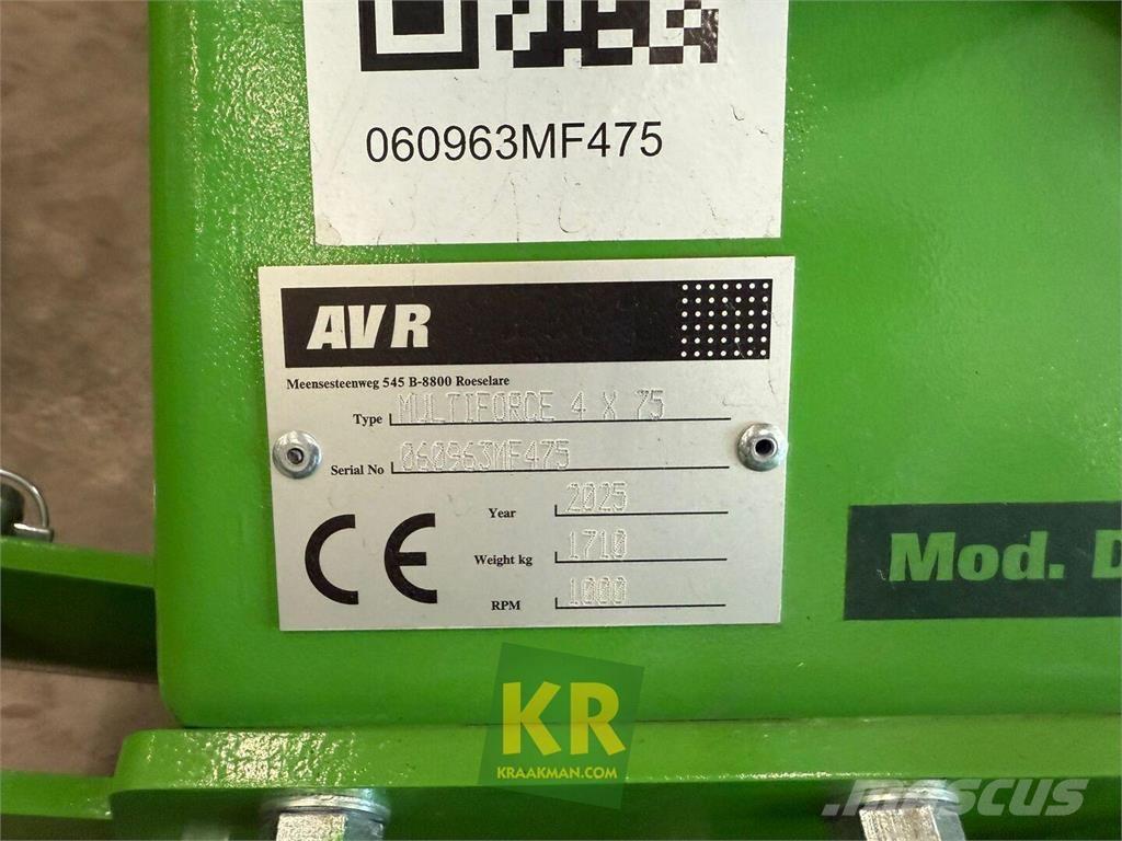 AVR MultiForce Gyökérzöldség kultivátorok