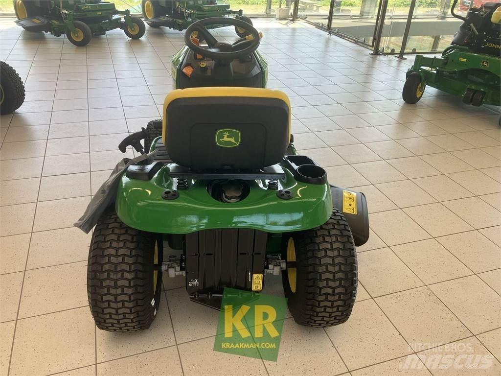 John Deere X107 Ráülős fűnyírók