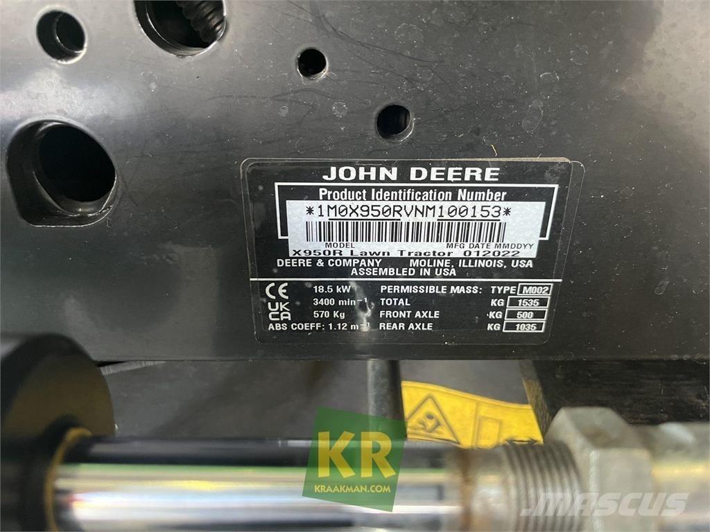 John Deere X950R Ráülős fűnyírók