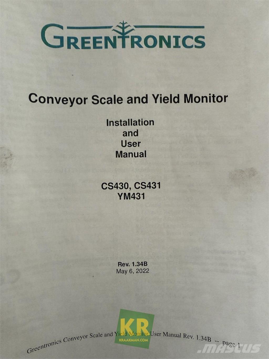  Overige onderdelen Egyéb mezőgazdasági gépek