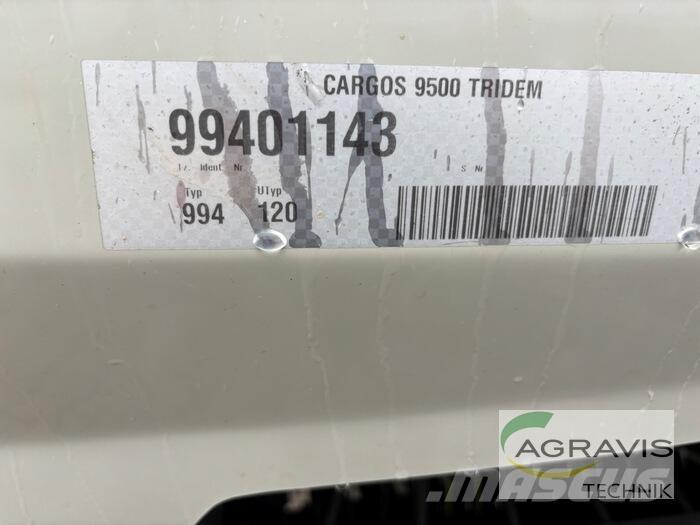 CLAAS CARGOS 9500 Önrakodó pótkocsik