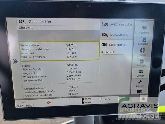 CLAAS JAGUAR 970 Önjáró szecskázók