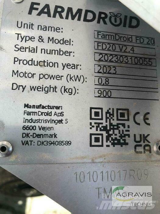 Farmdroid FD20 Egyéb traktor tartozékok