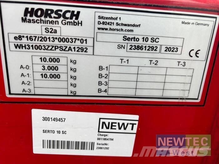 Horsch SERTO 10 SC Sorvetőgép