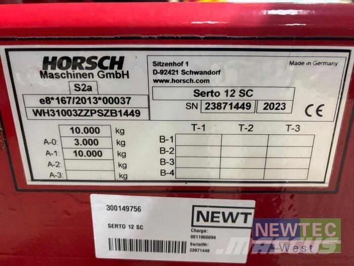 Horsch SERTO 12 SC Sorvetőgép
