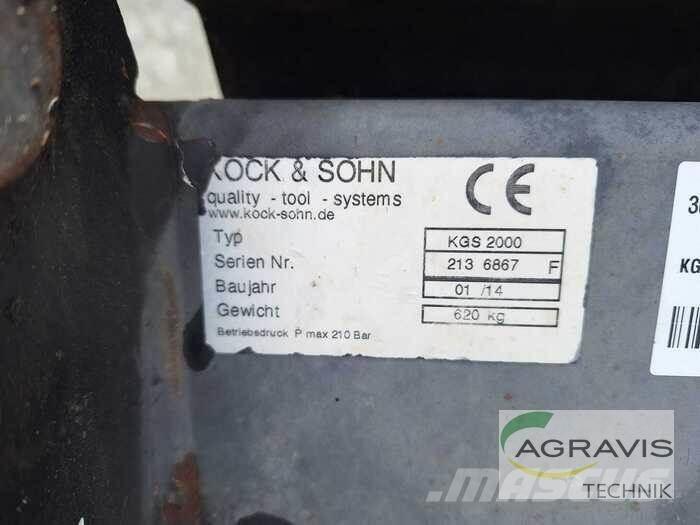 Kock KGS 2000 XL Egyéb traktor tartozékok