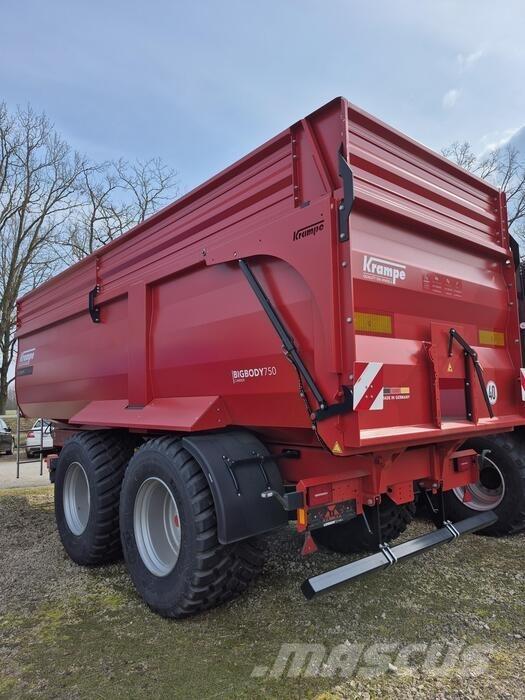 Krampe BIG BODY 750 Billenő Mezőgazdasági pótkocsik