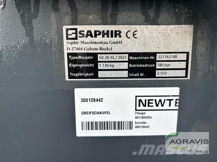 Saphir GREIFSCHAUFEL Egyéb állattenyésztés gépei és tartozékok