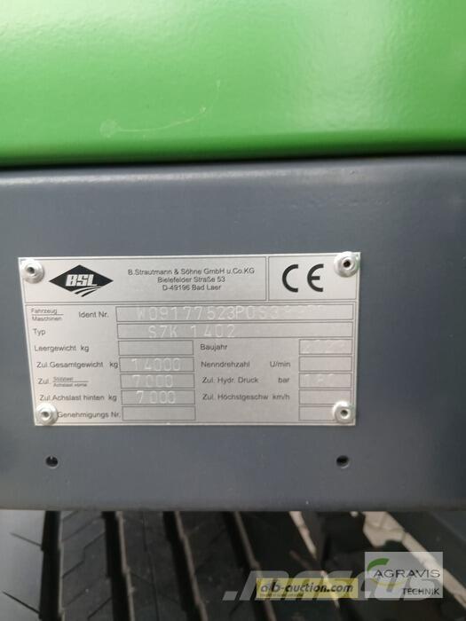 Strautmann SZK 1402 Billenő Mezőgazdasági pótkocsik