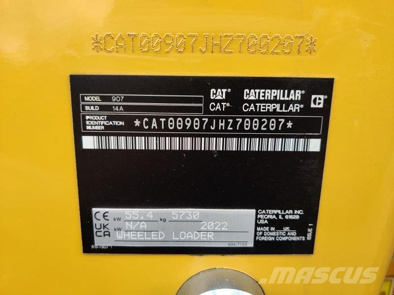 CAT 907 Gumikerekes homlokrakodók