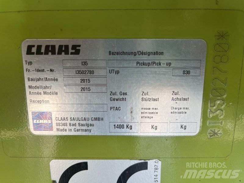 CLAAS Pick-Up Kombájn adapterek