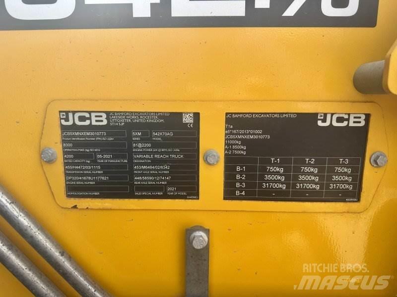 JCB 542-70 Teleszkópos rakodók