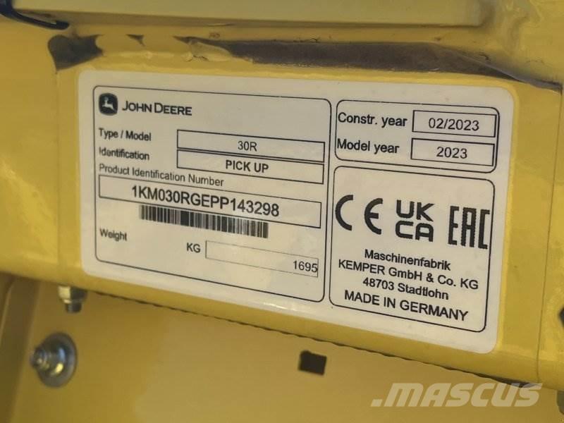 John Deere 30R széna- és takarmánygép tartozékok