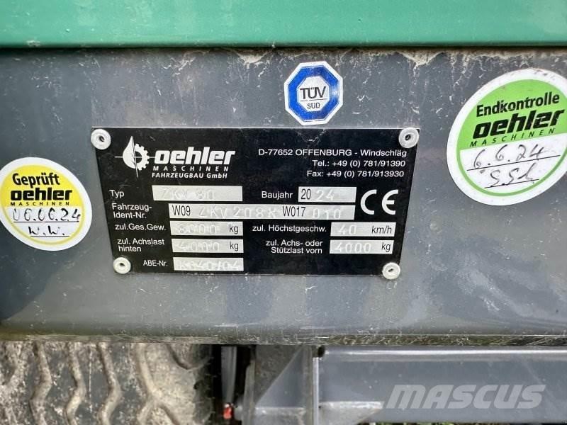 Oehler ZDK 80 Billenő Mezőgazdasági pótkocsik