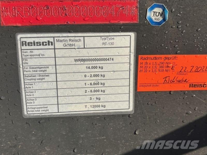Reisch RT 130 Billenő Mezőgazdasági pótkocsik