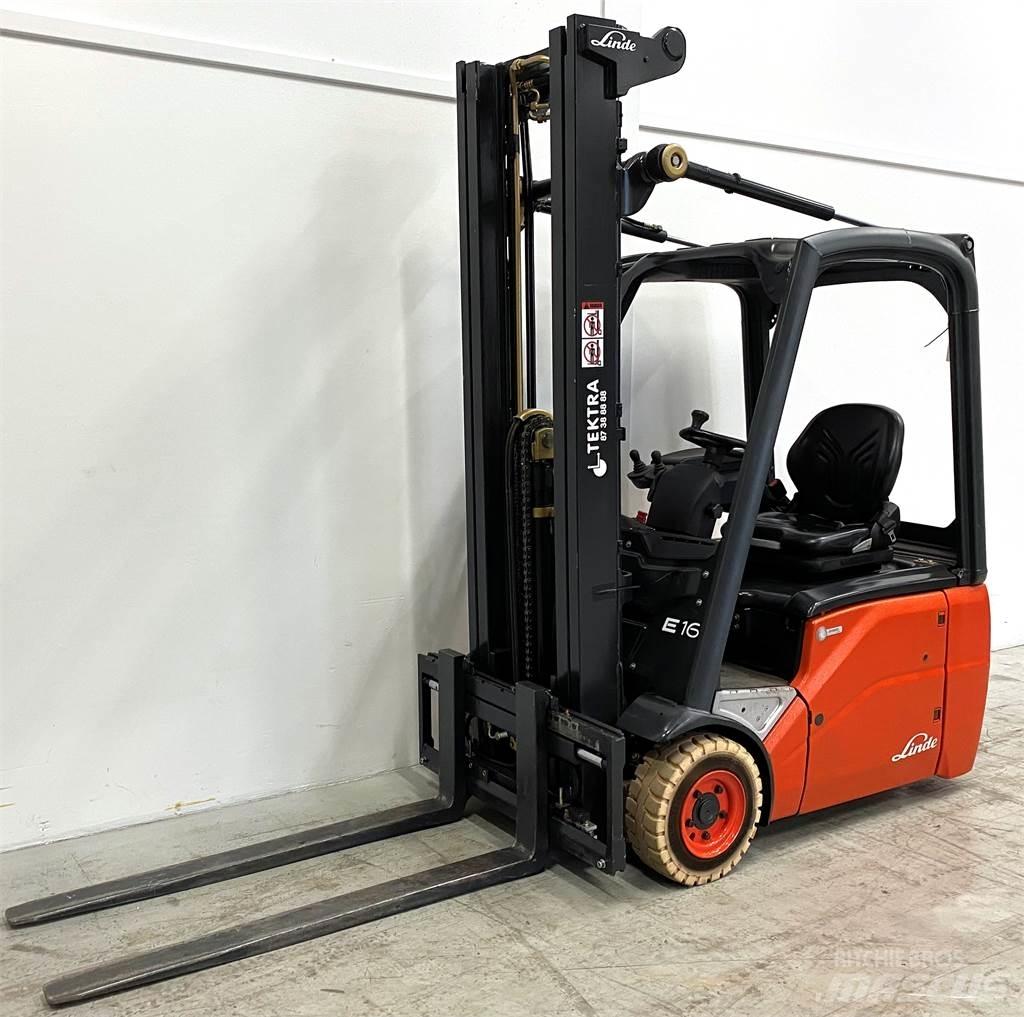 Linde E 16 C-01 Elektromos targoncák
