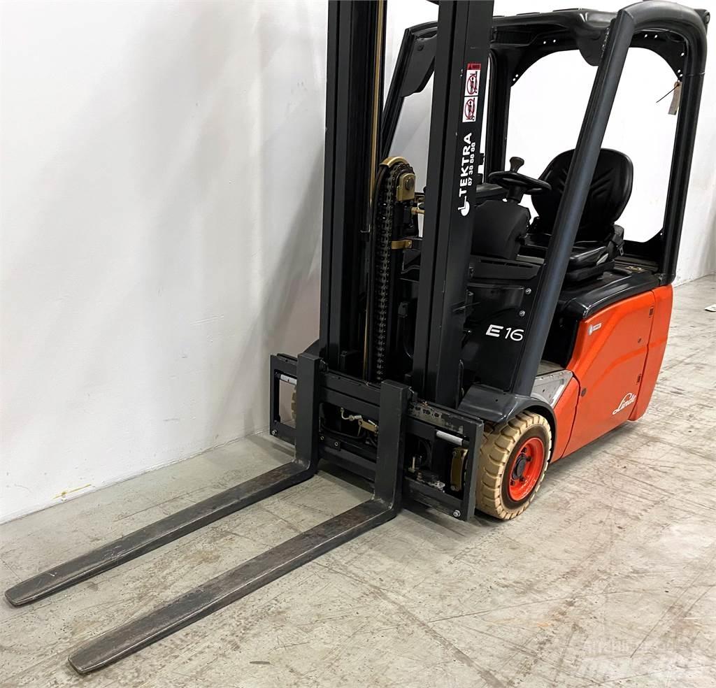 Linde E 16 C-01 Elektromos targoncák
