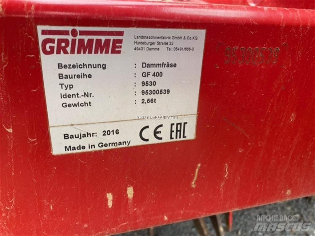 Grimme GF 400 Kardánhajtású ekék és Forgó-boronák
