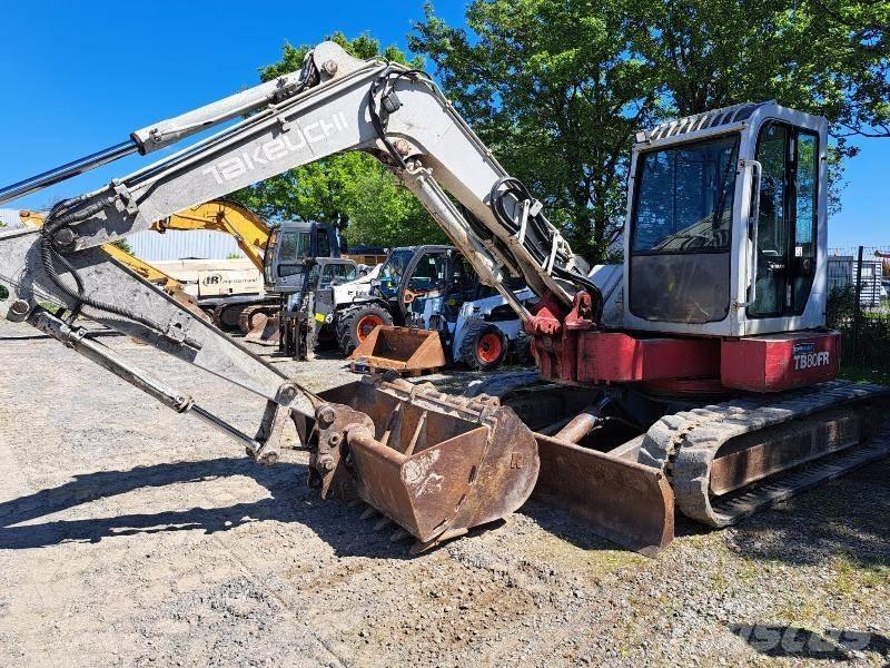 Takeuchi TB80FR Mini kotrók < 7t
