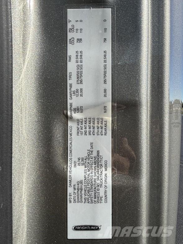 Freightliner CASCADIA 126 Nyergesvontatók