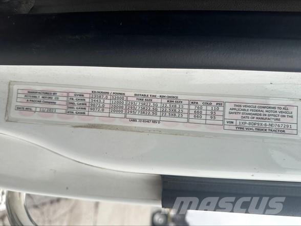 Peterbilt 579 Nyergesvontatók