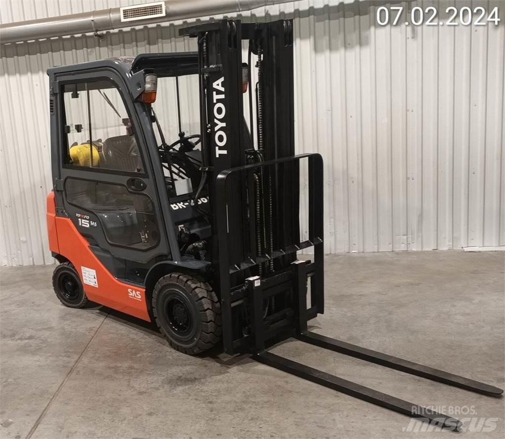 Toyota 02-8FGF15 Gázüzemű targoncák
